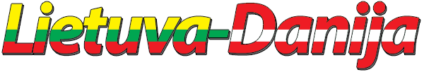 Vežame keleivius Lietuva-Danija Logo